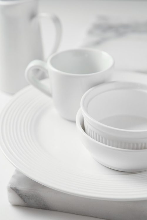 composition elegant tableware table